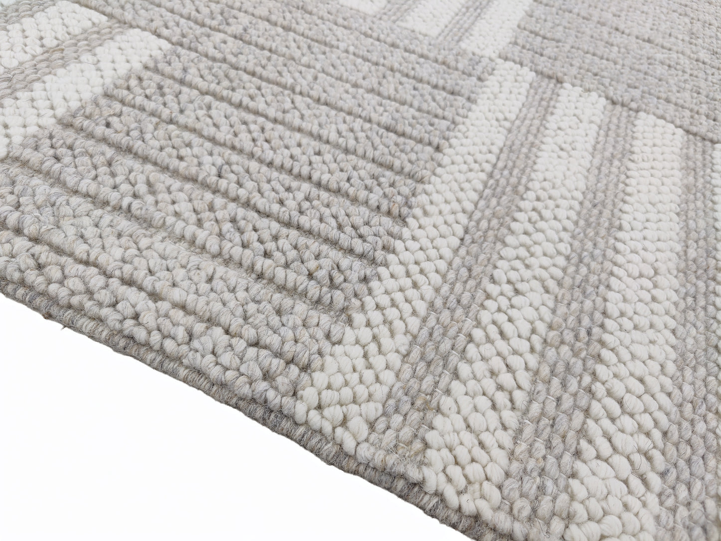 Hand-Woven Multi-Stripe Rug