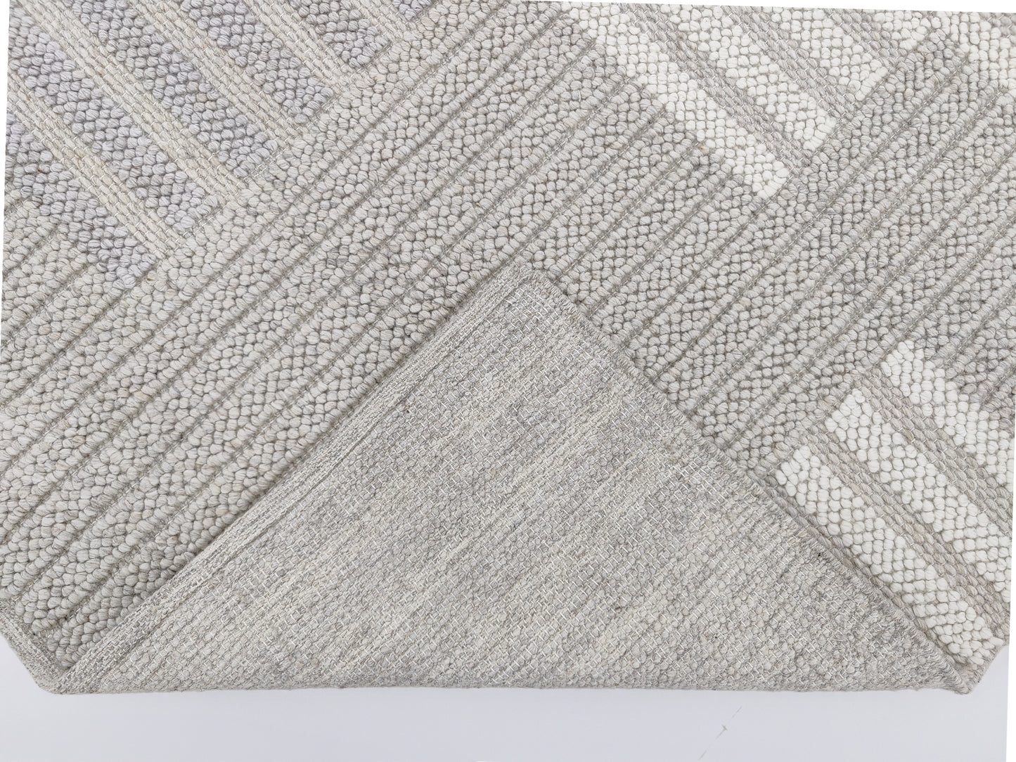 Hand-Woven Multi-Stripe Rug